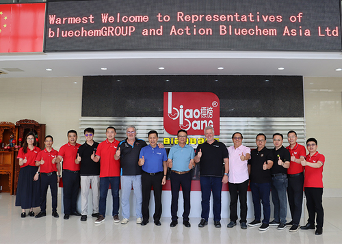 Representatives from Germany’s CTP Group and Malaysia’s Action Sunrise Group Visit Biaobang Group