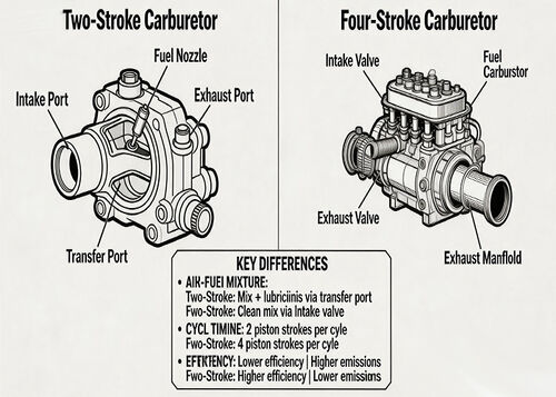 Latest company news about How Oil-Mixed Fuel Affects Two-Stroke Carburetor Deposits and Cleaning Frequency