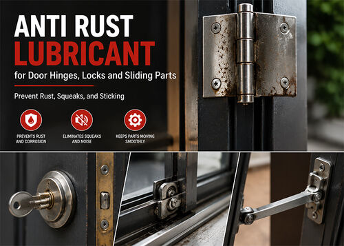 Latest company news about Anti Rust Lubricant for Door Hinges, Locks and Sliding Parts: Prevent Rust, Squeaks, and Sticking