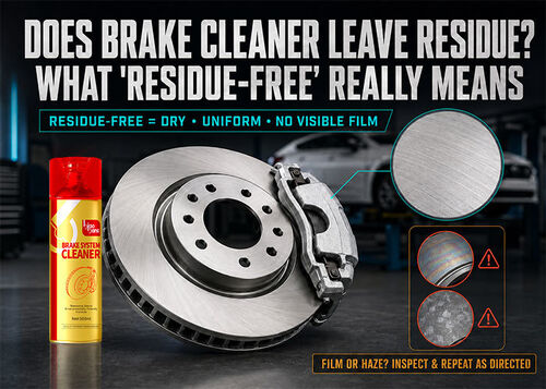 Latest company news about Does Brake Cleaner Leave Residue? What “Residue-Free” Really Means