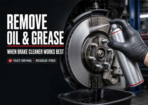 Latest company news about Brake Cleaner for Oil and Grease Removal: When It Works Best