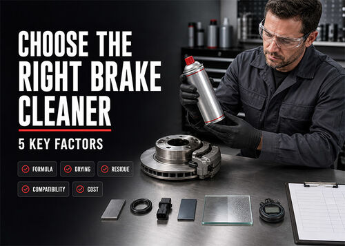 Latest company news about How to Choose a Brake Cleaner: Formula, Drying, Residue, Compatibility & Cost