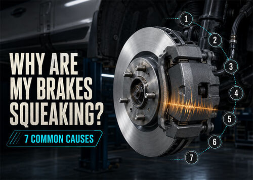 সম্পর্কে সর্বশেষ কোম্পানি খবর Why Are My Brakes Squeaking? 7 Common Causes Explained