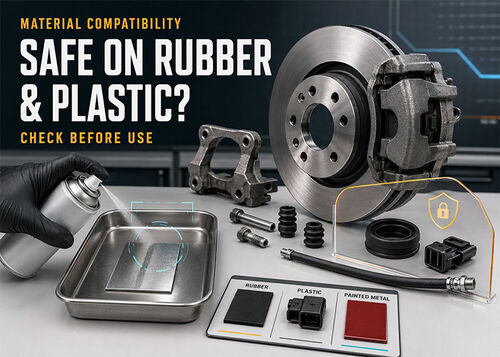 Latest company news about Is Brake Cleaner Safe on Rubber and Plastic? Material Compatibility Guide