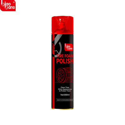 Qualidade Biaobang Tire Foam Polish Eco-Friendly Tire Restorer     Formula semi-aquosa fábrica