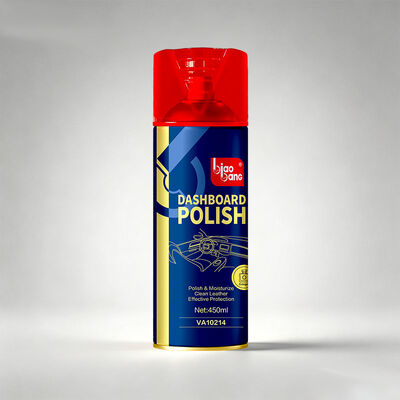 Quality 450ml Dashboard Polish Spray with UV Protection Anti-Aging Care and Quick Spray-and-Wipe Application factory